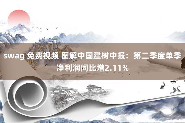 swag 免费视频 图解中国建树中报:第二季度单季净利润同比增2.11%