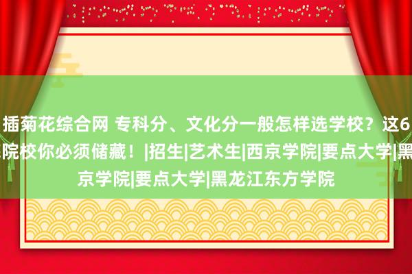 插菊花综合网 专科分、文化分一般怎样选学校？这619所民办保底院校你必须储藏！|招生|艺术生|西京学院|要点大学|黑龙江东方学院