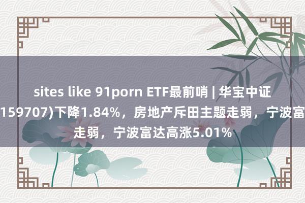 sites like 91porn ETF最前哨 | 华宝中证800地产ETF(159707)下降1.84%，房地产斥田主题走弱，宁波富达高涨5.01%