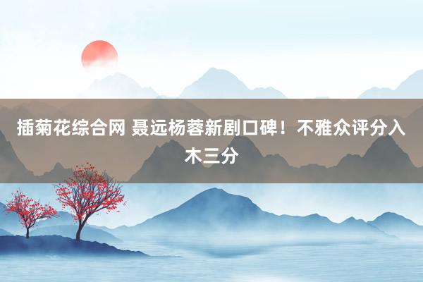 插菊花综合网 聂远杨蓉新剧口碑！不雅众评分入木三分